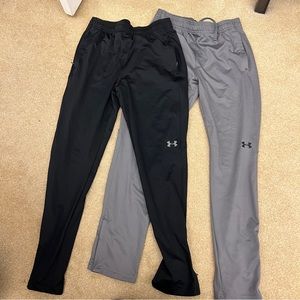 Lot of 2 Under Armour boys Challenger II training pants, Big Kids L (14)